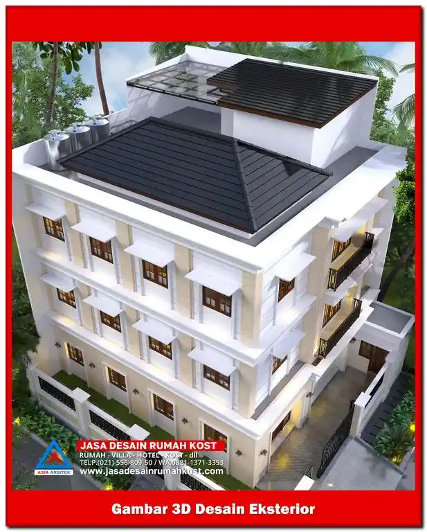 Jasa Desain Rumah Kost di Jatibening Baru Bekasi