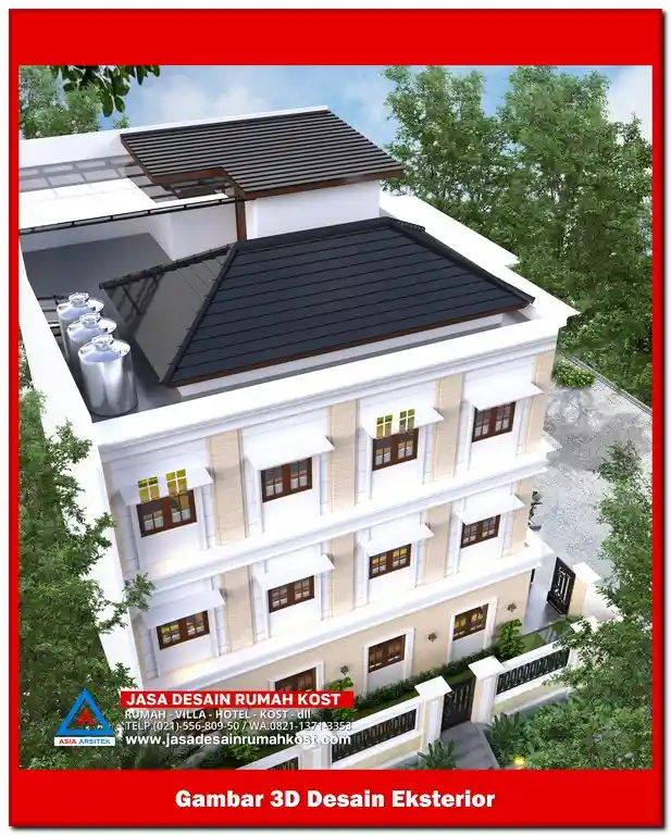Jasa Desain Rumah Kost di Jatibening Baru Bekasi