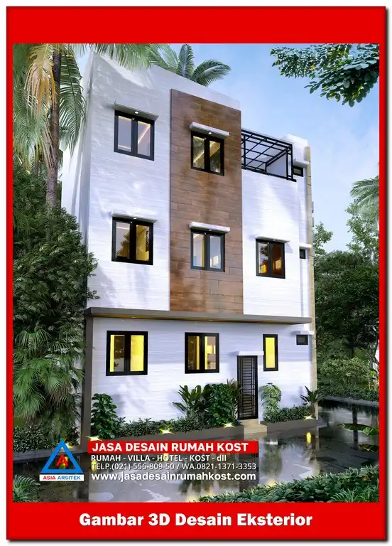 Jasa Desain Rumah Kost di Jaticempaka Bekasi