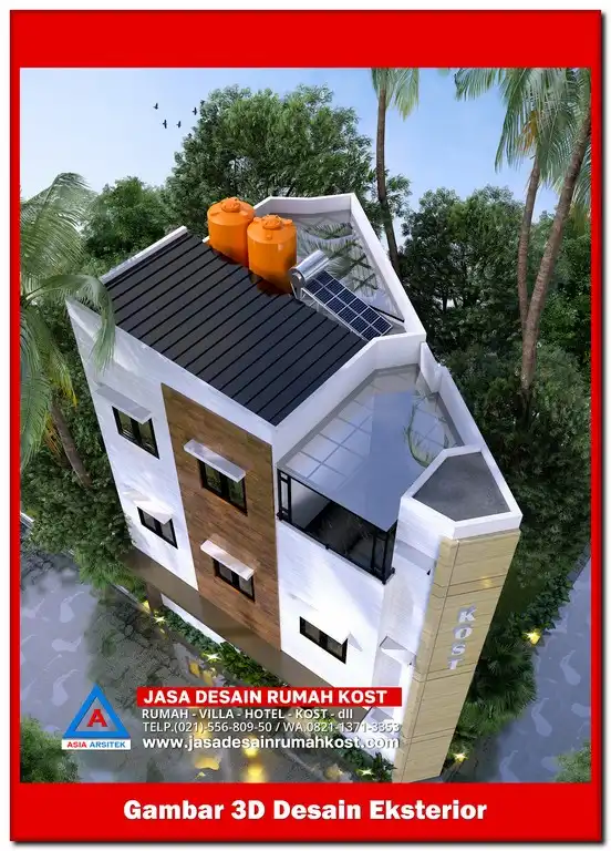 Jasa Desain Rumah Kost di Jaticempaka Bekasi