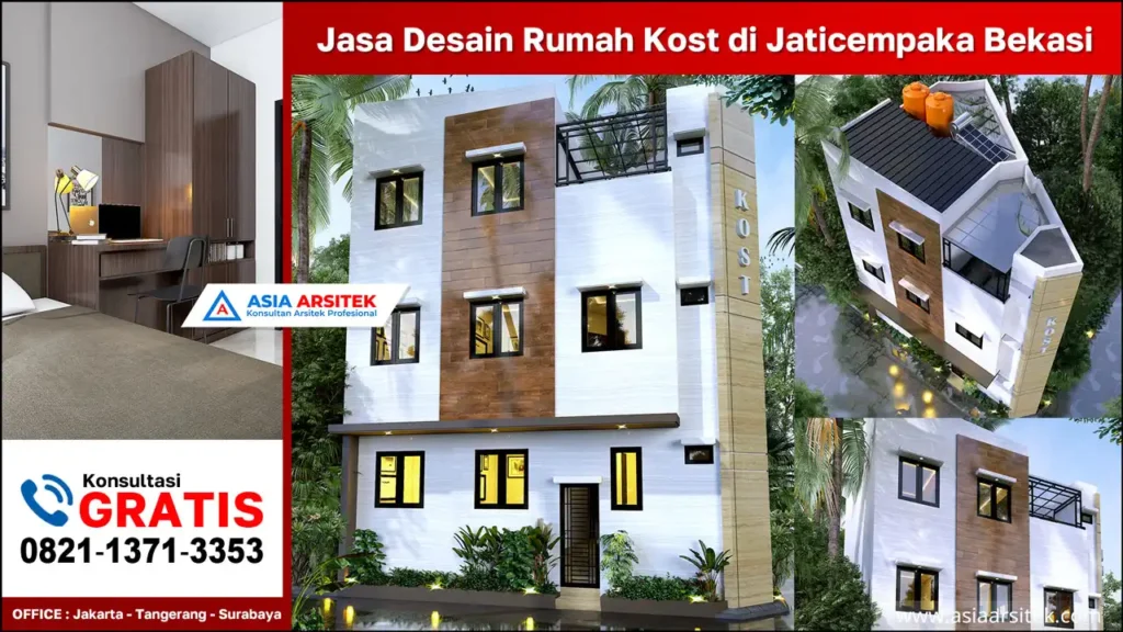 Jasa Desain Rumah Kost di Jaticempaka Bekasi