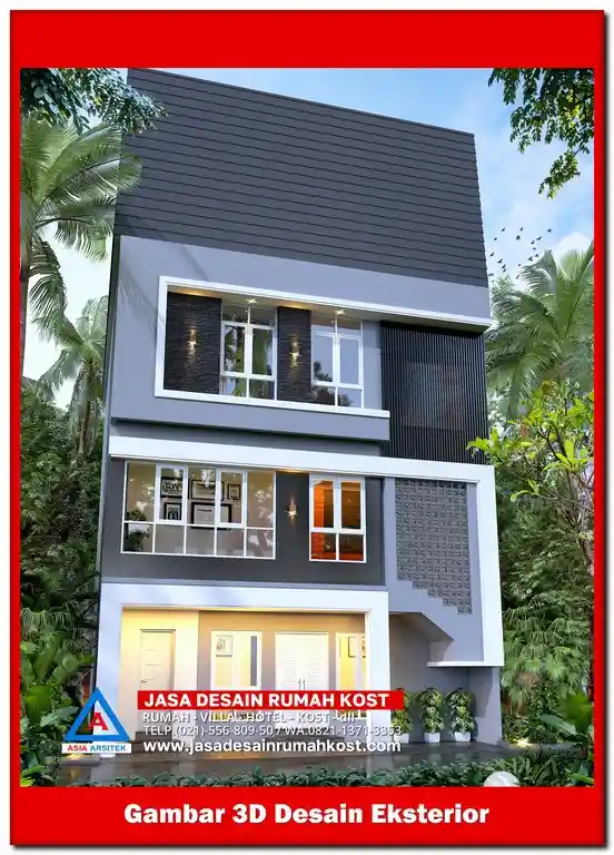 Jasa Desain Rumah Kost di Jatikarya Bekasi