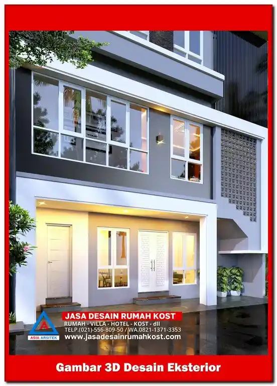 Jasa Desain Rumah Kost di Jatikarya Bekasi