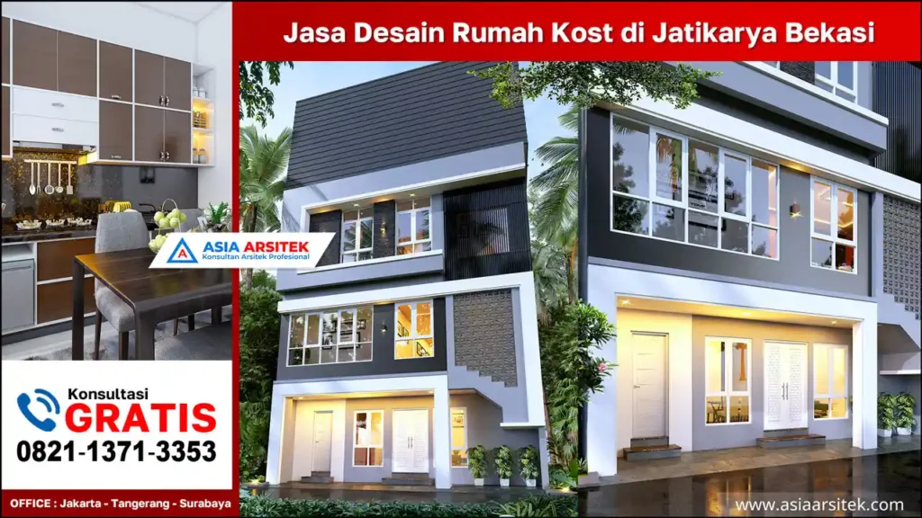Jasa Desain Rumah Kost di Jatikarya Bekasi
