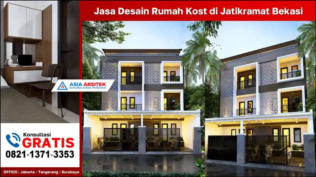 Jasa Desain Rumah Kost di Jatikramat Bekasi