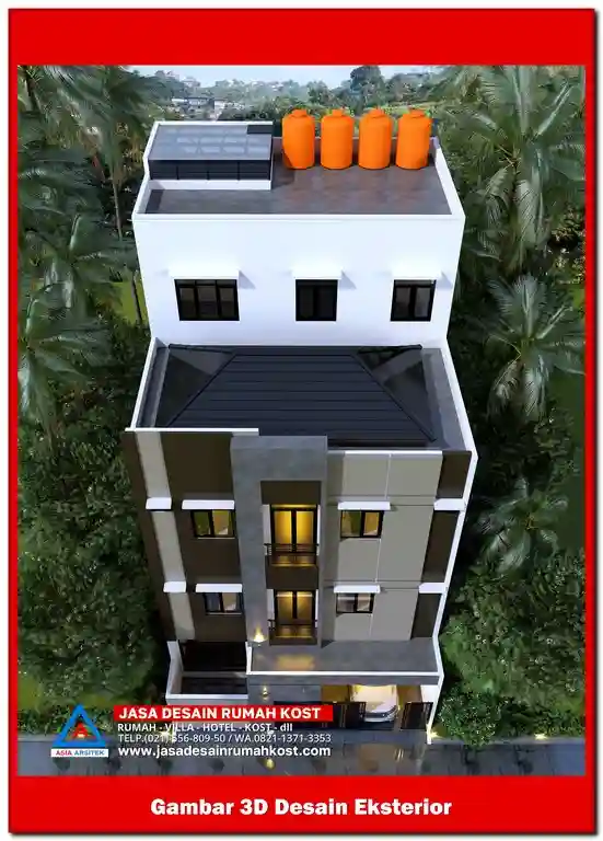 Jasa Desain Rumah Kost di Jatiluhur Bekasi