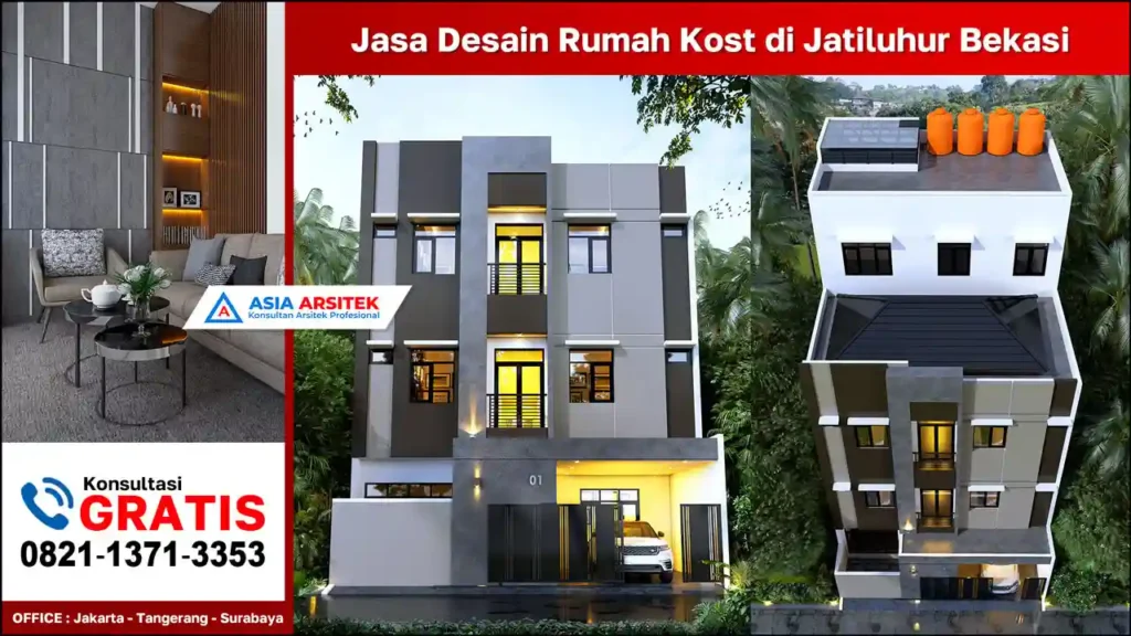 Jasa Desain Rumah Kost di Jatiluhur Bekasi