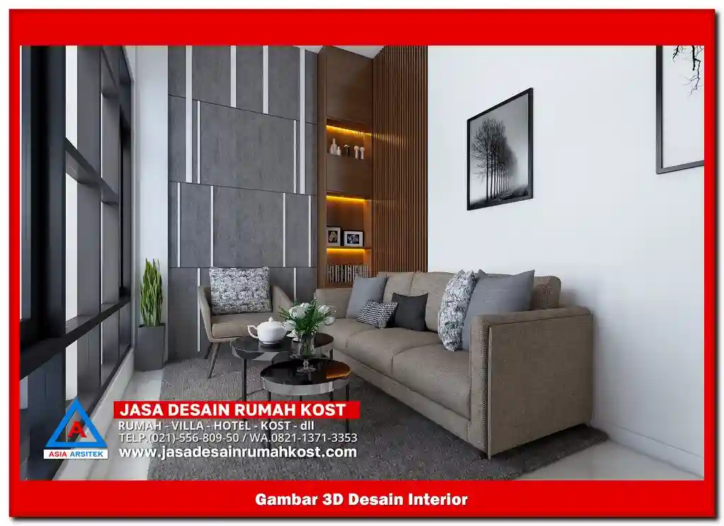 Jasa Desain Rumah Kost di Jatiluhur Bekasi