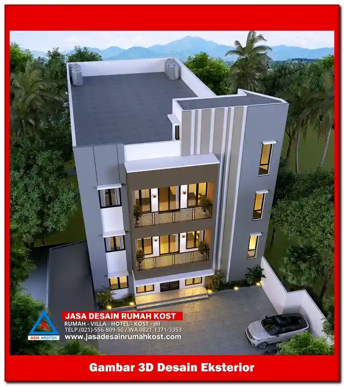 Jasa Desain Rumah Kost di Jatimakmur Bekasi