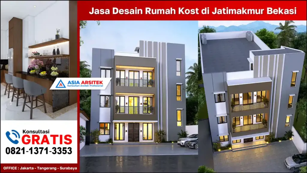 Jasa Desain Rumah Kost di Jatimakmur Bekasi