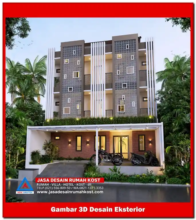 Jasa Desain Rumah Kost di Jatimekar Bekasi