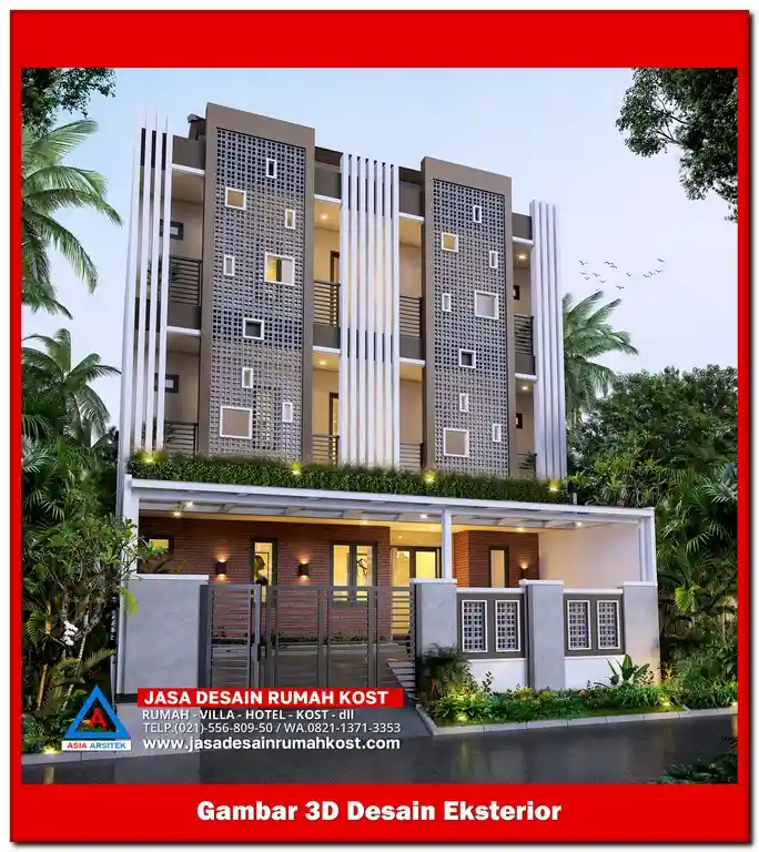 Jasa Desain Rumah Kost di Jatimekar Bekasi