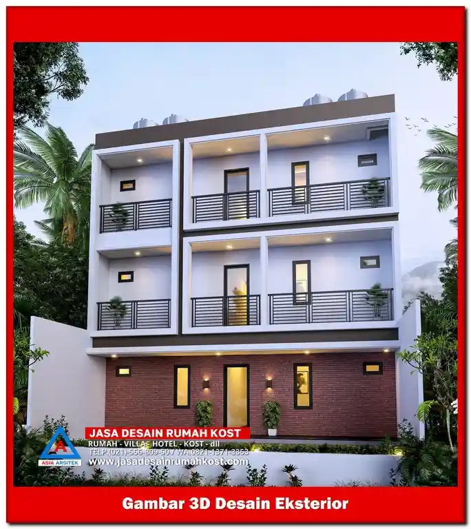 Jasa Desain Rumah Kost di Jatimekar Bekasi