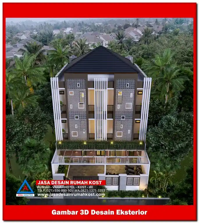Jasa Desain Rumah Kost di Jatimekar Bekasi
