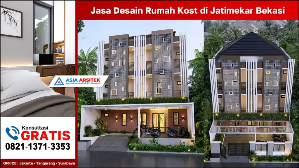 Jasa Desain Rumah Kost di Jatimekar Bekasi