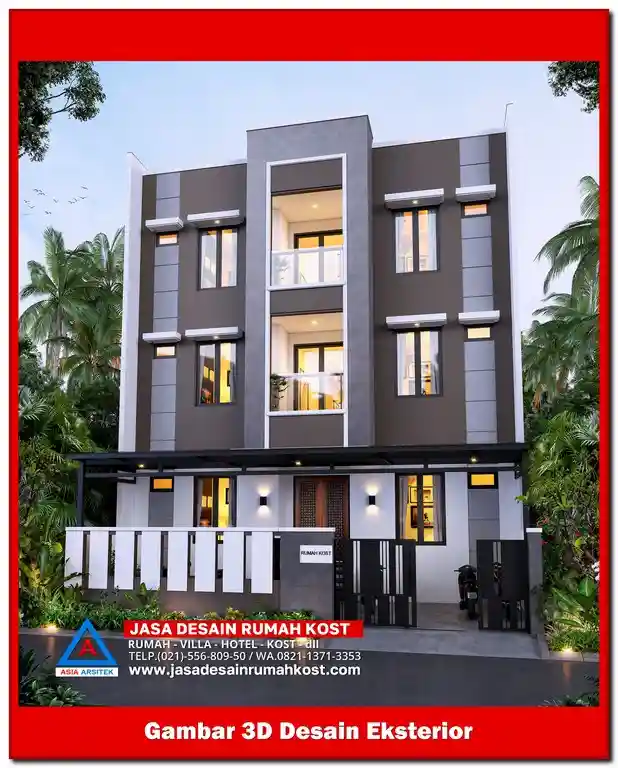 Jasa Desain Rumah Kost di Jatimelati Bekasi