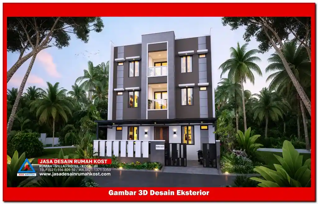 Jasa Desain Rumah Kost di Jatimelati Bekasi
