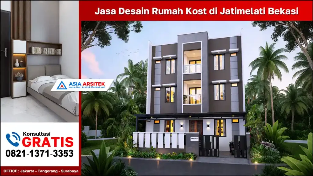 Jasa Desain Rumah Kost di Jatimelati Bekasi