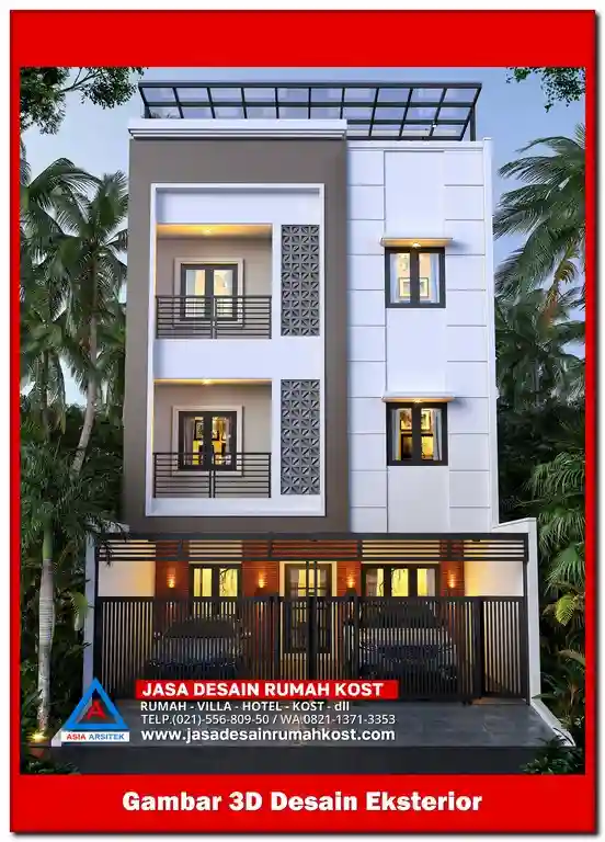 Jasa Desain Rumah Kost di Jatiraden Bekasi
