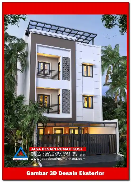 Jasa Desain Rumah Kost di Jatiraden Bekasi