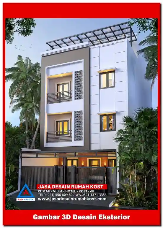Jasa Desain Rumah Kost di Jatiraden Bekasi