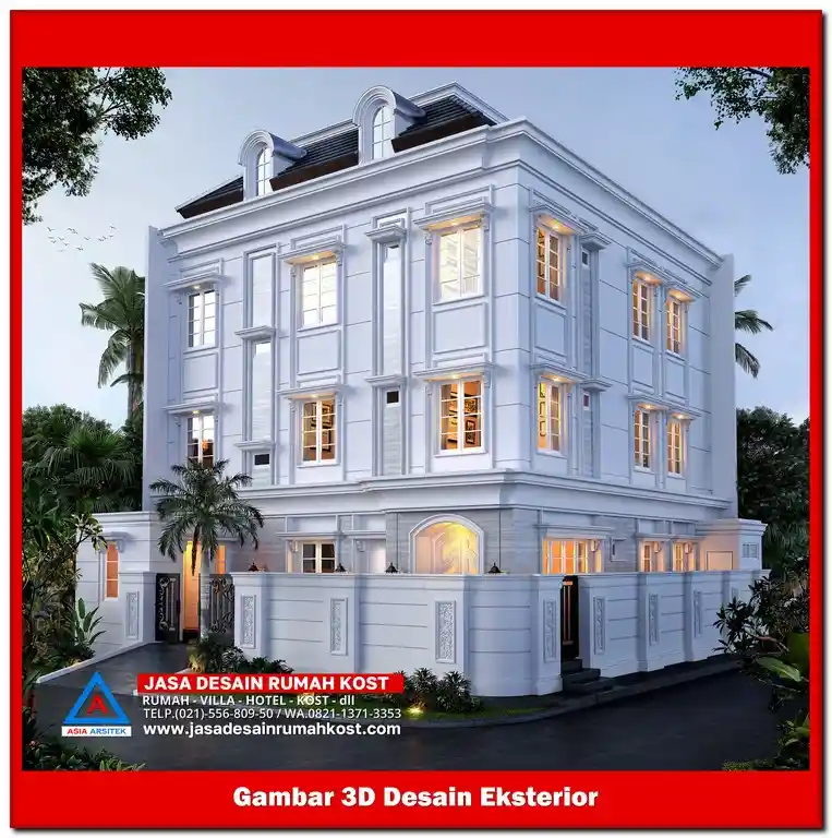 Jasa Desain Rumah Kost di Jatirahayu Bekasi