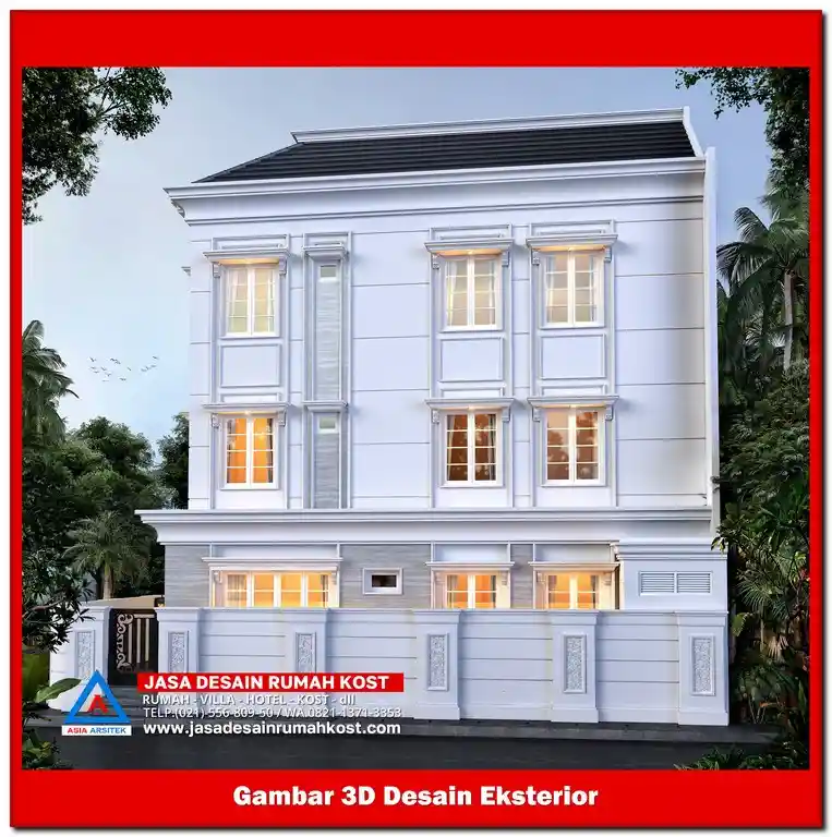 Jasa Desain Rumah Kost di Jatirahayu Bekasi
