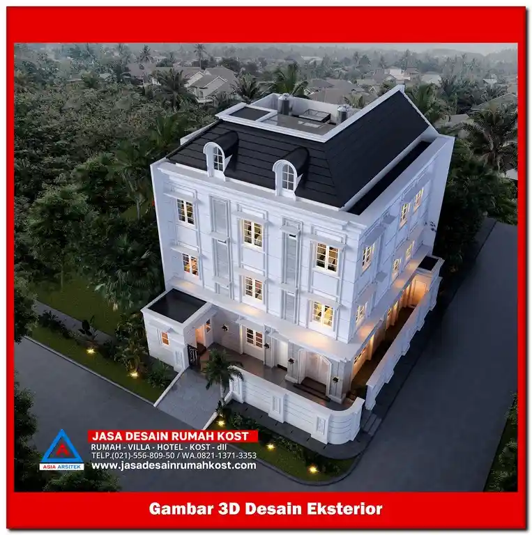 Jasa Desain Rumah Kost di Jatirahayu Bekasi
