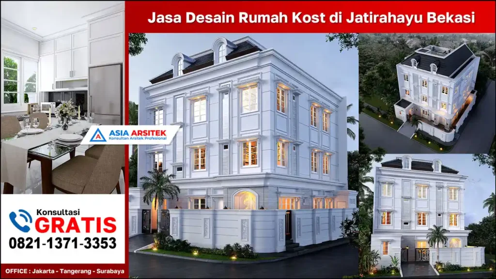 Jasa Desain Rumah Kost di Jatirahayu Bekasi