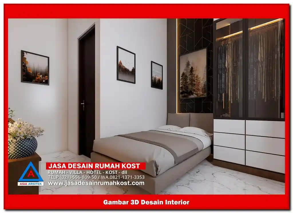 Jasa Desain Rumah Kost di Jatiranggon Bekasi