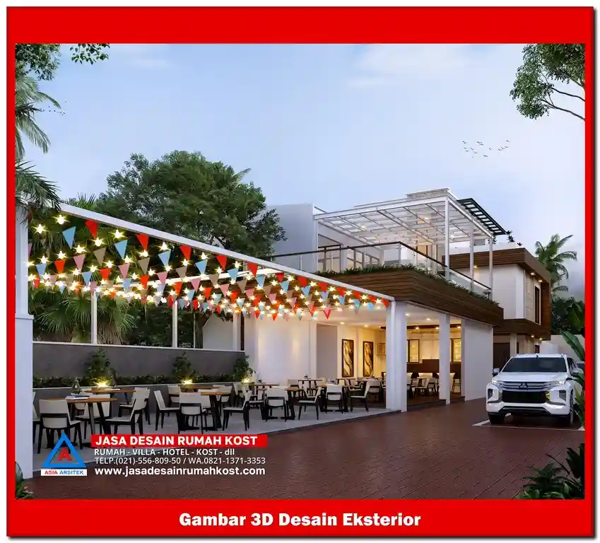 Jasa Desain Rumah Kost di Jatirasa Bekasi
