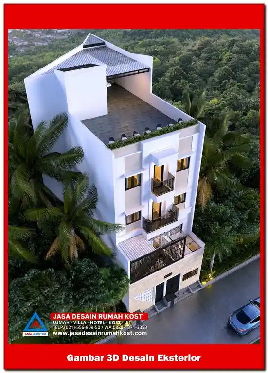 Jasa Desain Rumah Kost di Jatiwaringin Bekasi