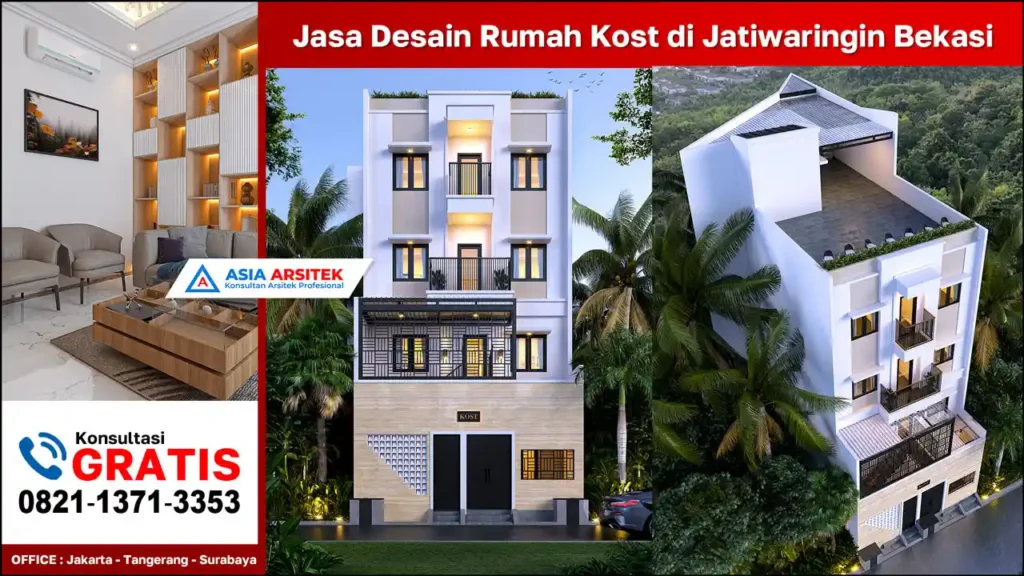 Jasa Desain Rumah Kost di Jatiwaringin Bekasi