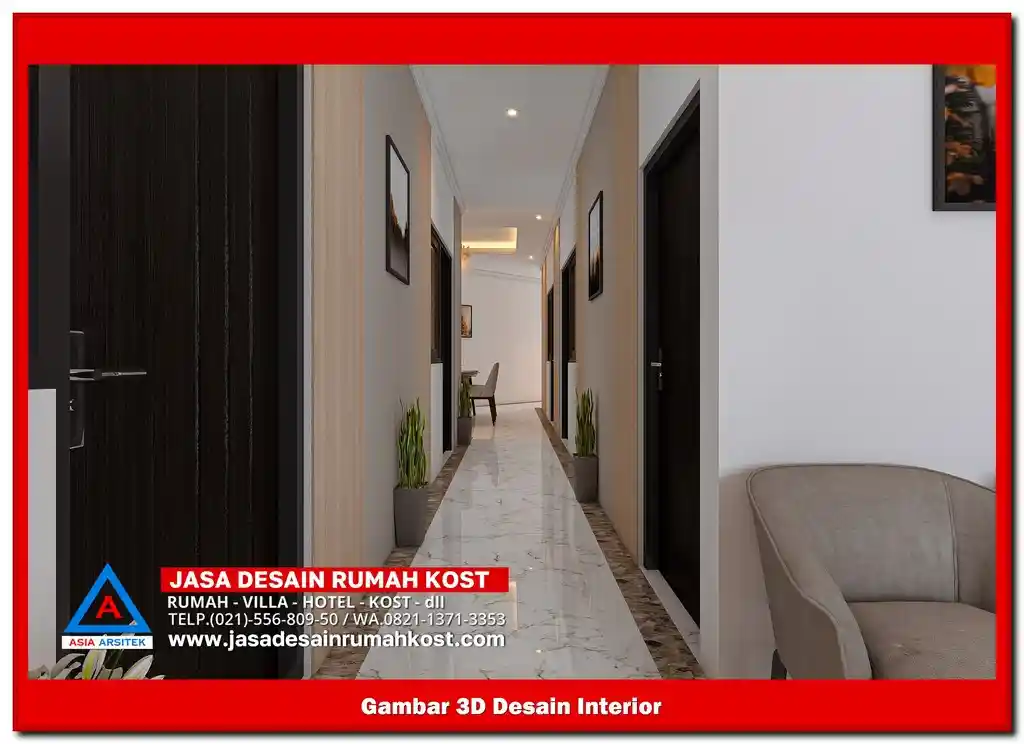 Jasa Desain Rumah Kost di Jatiwaringin Bekasi