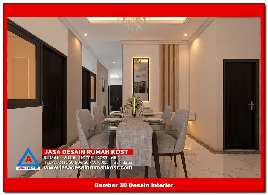 Jasa Desain Rumah Kost di Jatiwaringin Bekasi