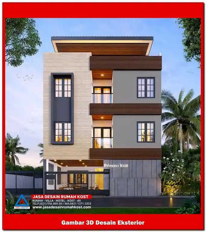 Jasa Desain Rumah Kost di Jatiwarna Bekasi