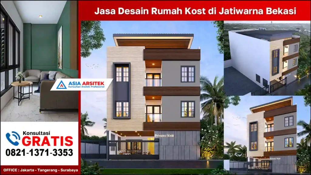 Jasa Desain Rumah Kost di Jatiwarna Bekasi