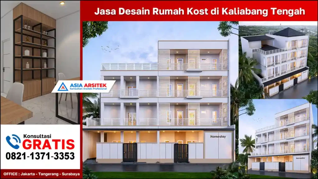 Jasa Desain Rumah Kost di Kaliabang Tengah Bekasi