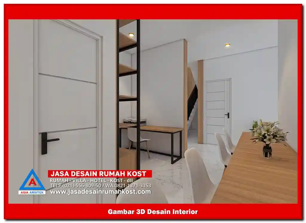 Jasa Desain Rumah Kost di Kaliabang Tengah Bekasi