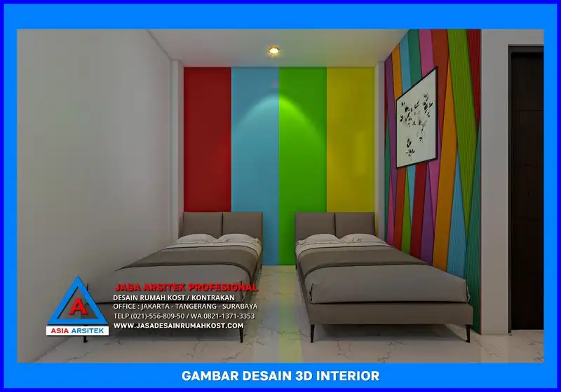double bad Jasa Desain Rumah Kost Dengan Konsep Unik di Depok
