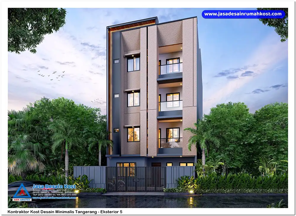 Kontraktor Kost Desain Minimalis Tangerang