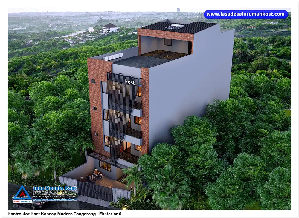 Kontraktor Kost Konsep Modern Tangerang