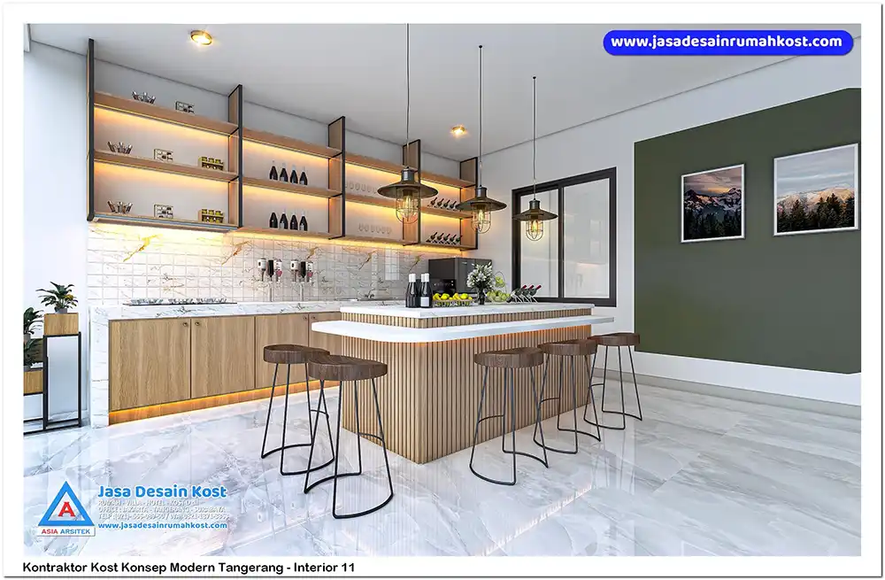 Kontraktor Kost Konsep Modern Tangerang