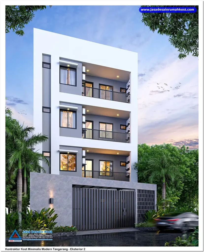 Kontraktor Kost Minimalis Modern Tangerang