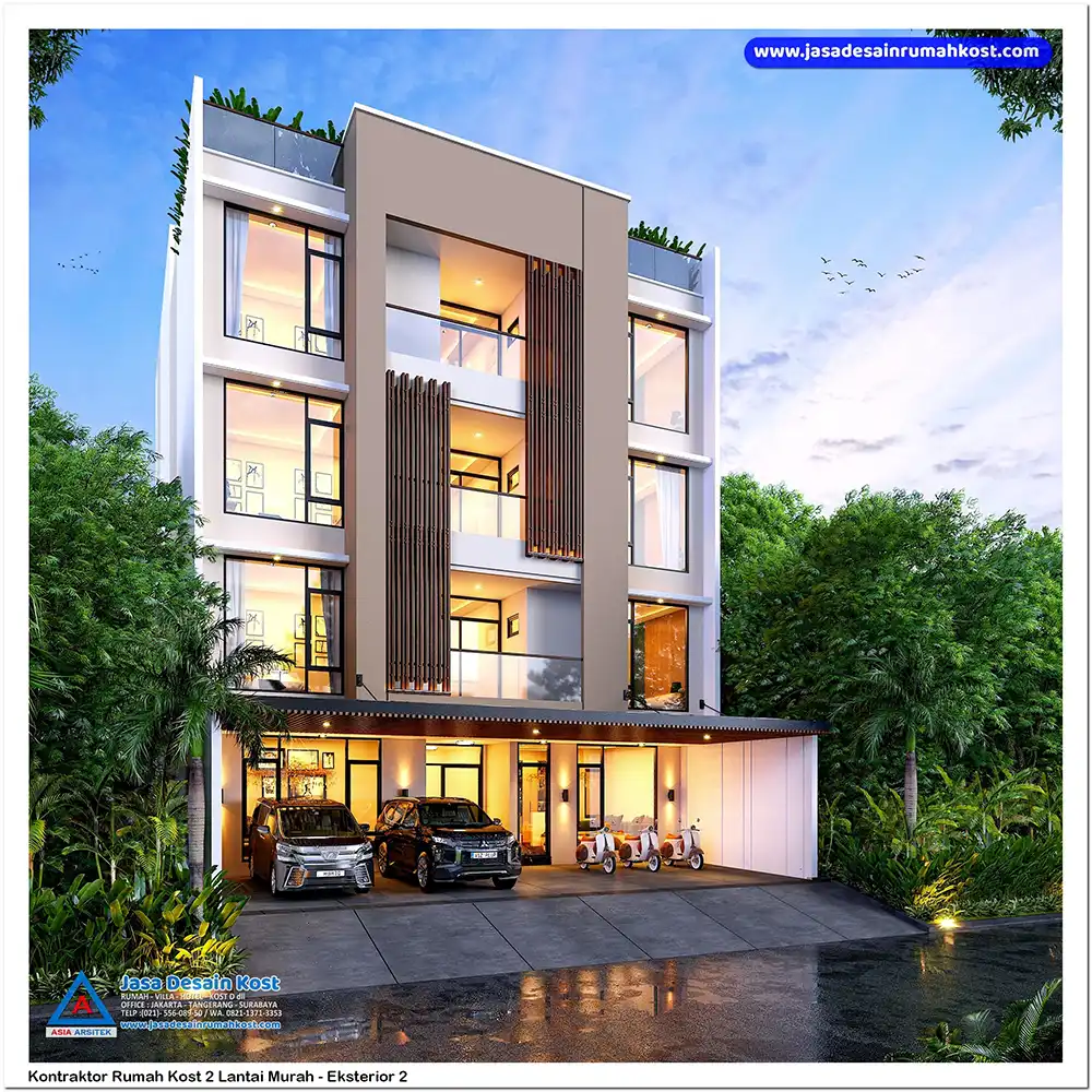 Kontraktor Rumah Kost 2 Lantai Murah