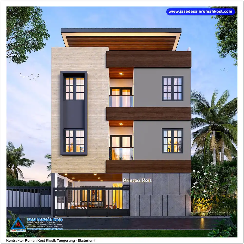 Kontraktor Rumah Kost Klasik Tangerang