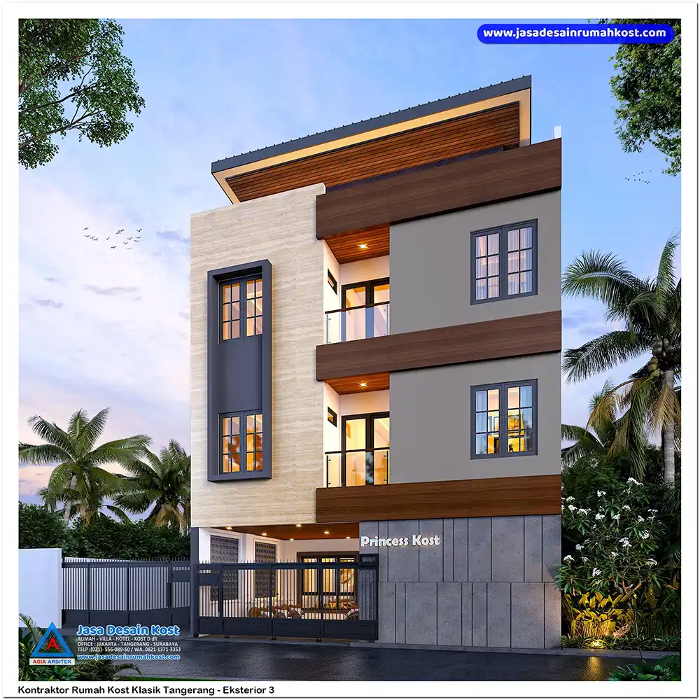 Kontraktor Rumah Kost Klasik Tangerang