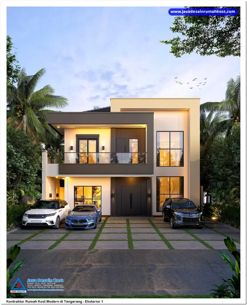 Kontraktor Rumah Kost Modern di Tangerang
