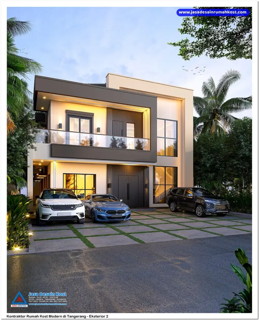 Kontraktor Rumah Kost Modern di Tangerang