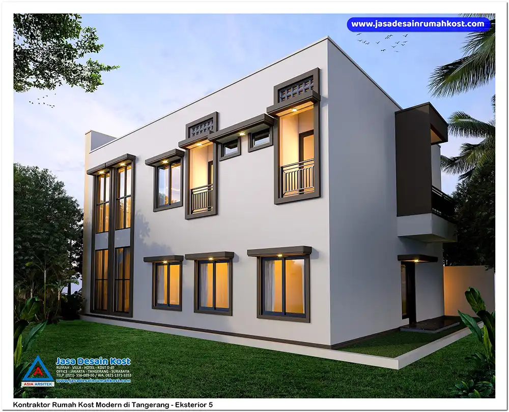 Kontraktor Rumah Kost Modern di Tangerang